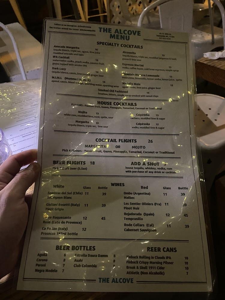 The Alcove Menu image 3